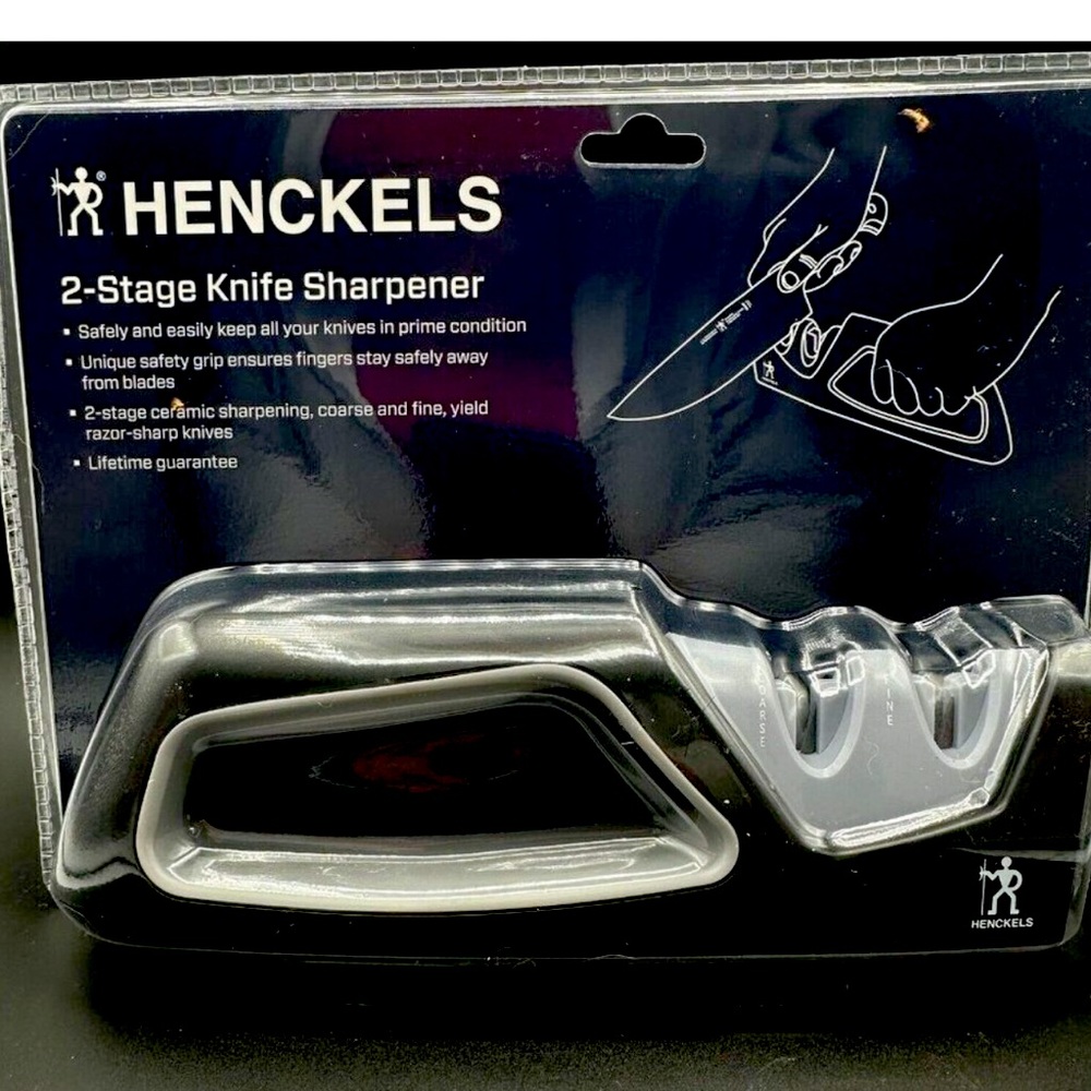 J.A. Henckels International 2-Stage Knife Sharpener Manual Pull Through